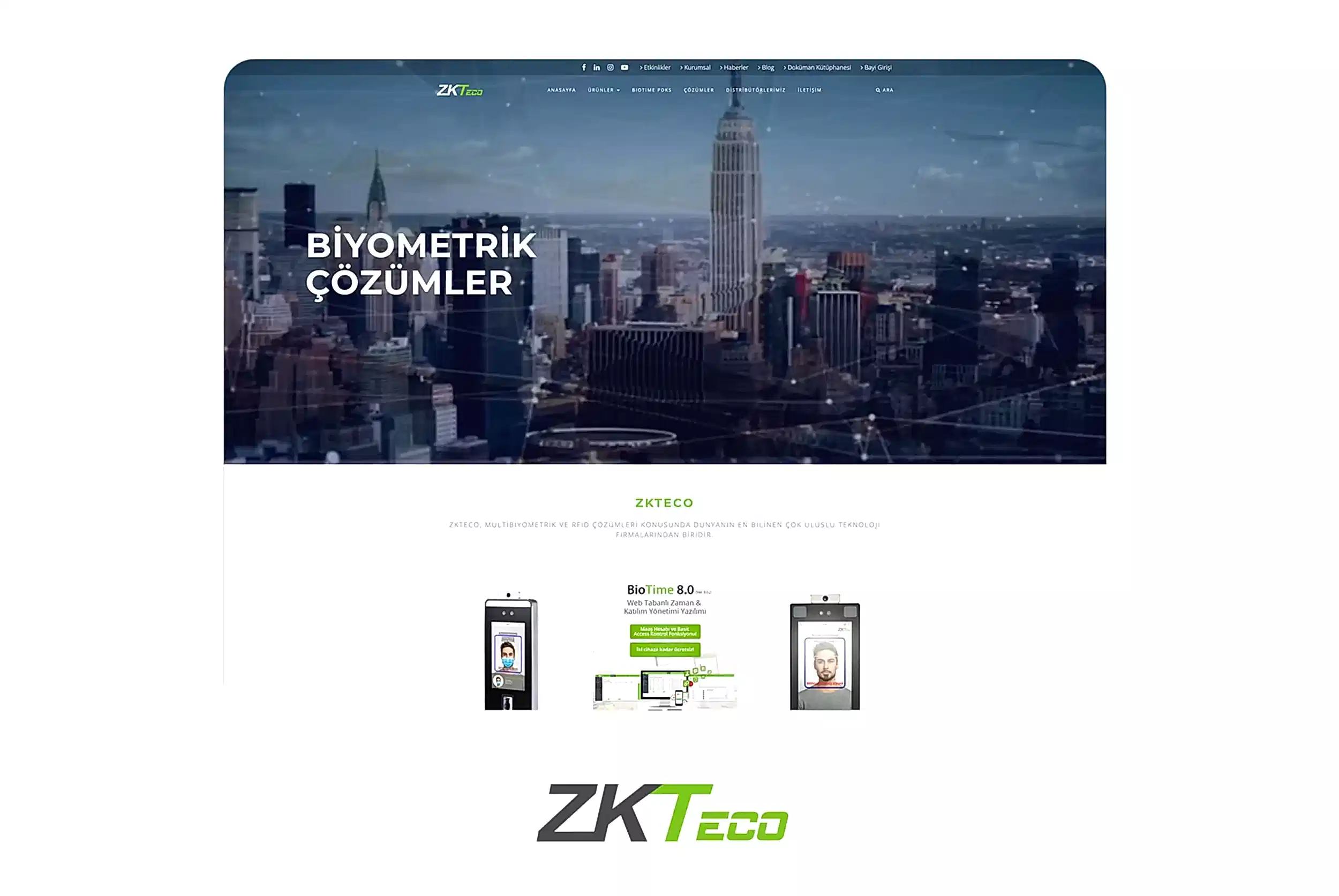 Web Tasarım ve Kodlama Hizmeti | ZKTECO